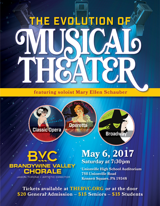 The Evolution of Musical Theater flyer