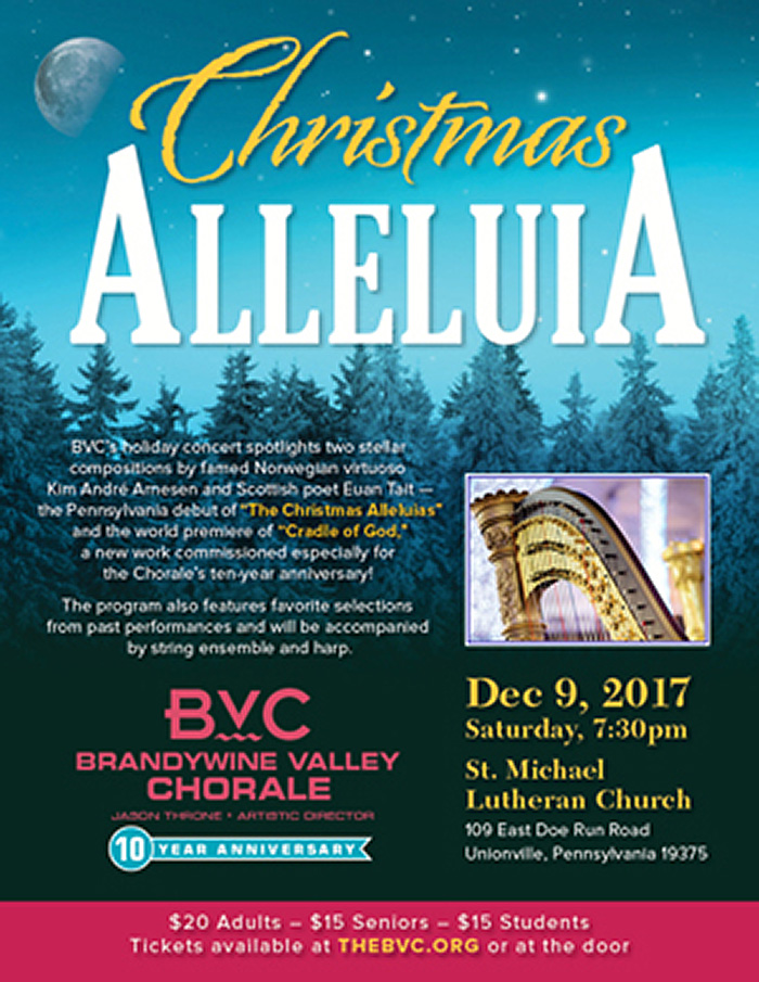 Christmas Alleluia flyer