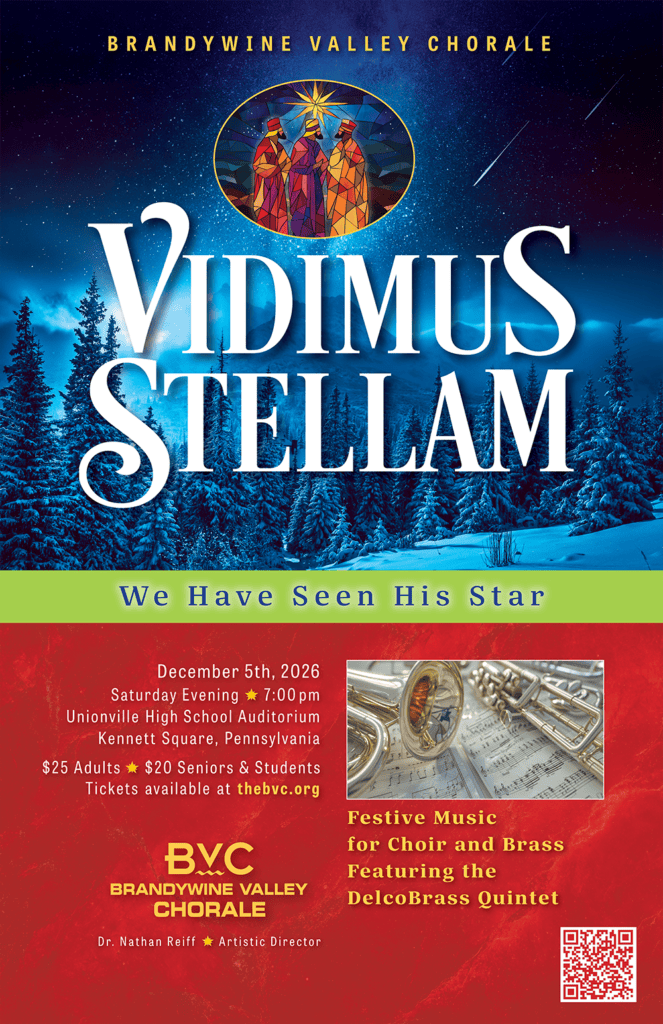 BVC Vidimus Stellum concert poster