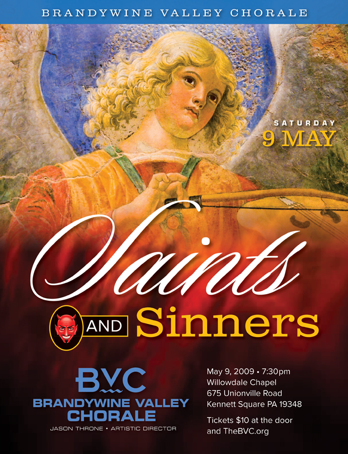 Saints and Sinners flyer