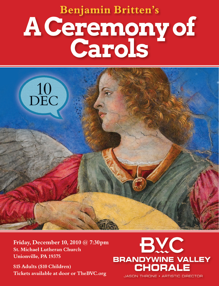 A Ceremony of Carols flyer