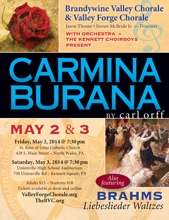 Carmina Burana flyer