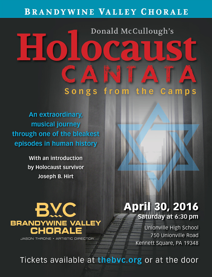 Holocaust Cantata flyer