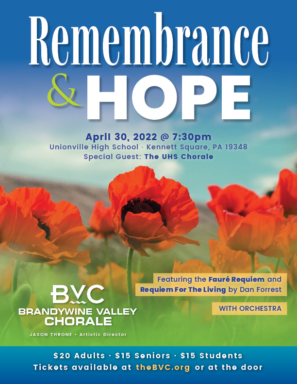 Remembrance & Hope flyer